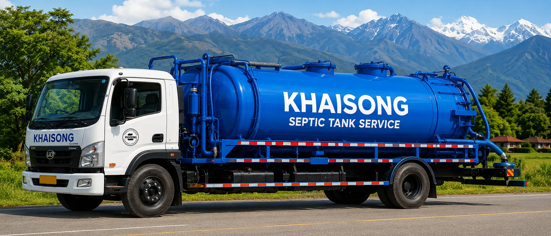 Khaisong septic tank service truck